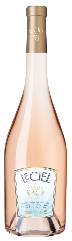 neu_FR_Le_Ciel_de_Saintzur_Rose_-removebg-preview Roséweinflasche "Le Ciel de SaintAzur" mit goldfarbener Kapsel.